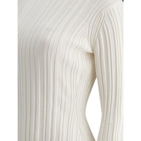 Loulou Studio Elsa Silk Crewneck T-Shirt tag size L Women - Picture 4 of 4